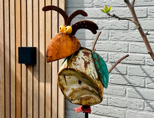 Jorg Ridderbusch Vogel tuinbeelden, buitenkunst I Modernekunst.nl