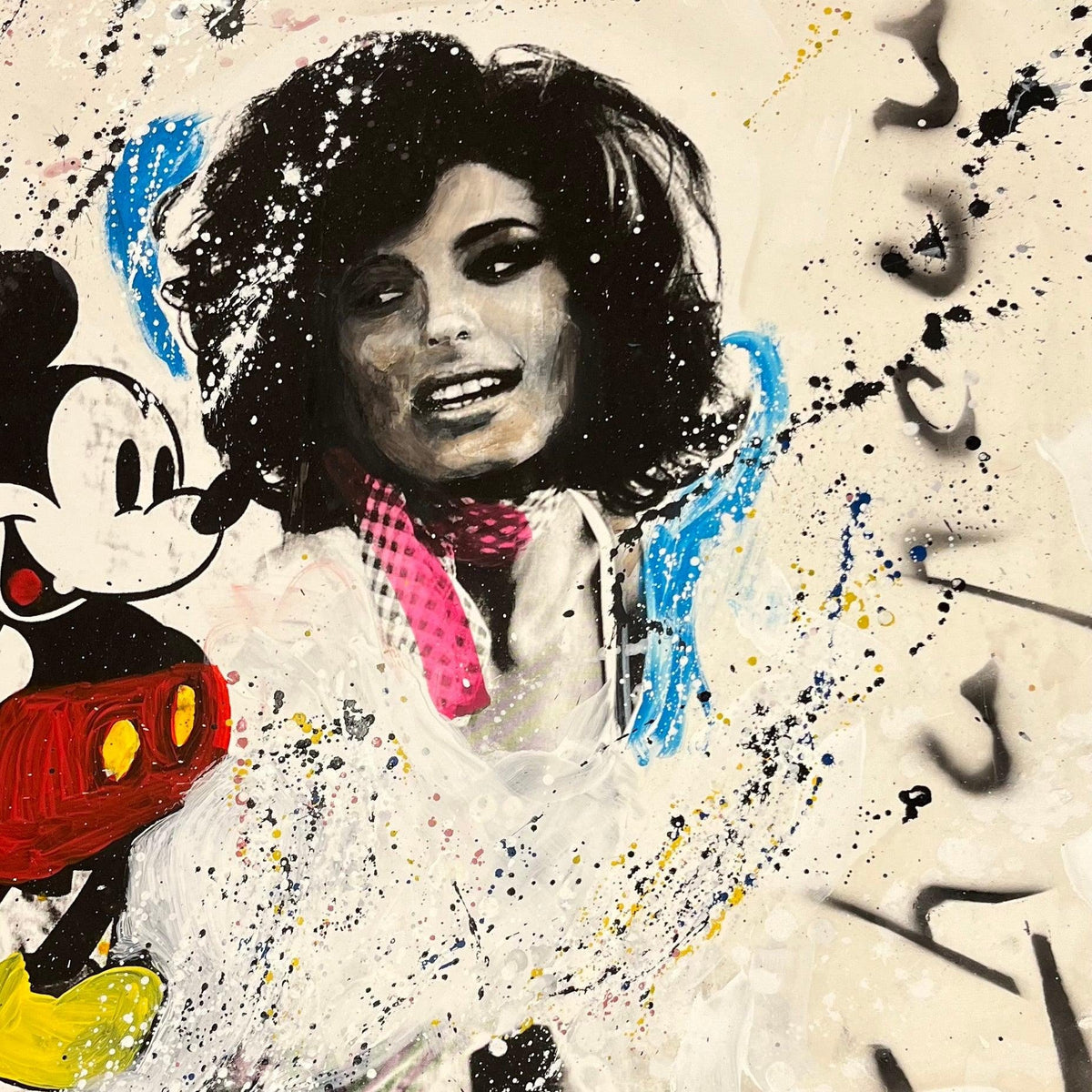 Ronald Chapeau - Mixed Media op Linnen schilderijen