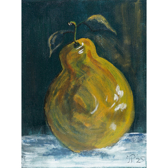 Pear 2 – Abstract stilleven schilderij