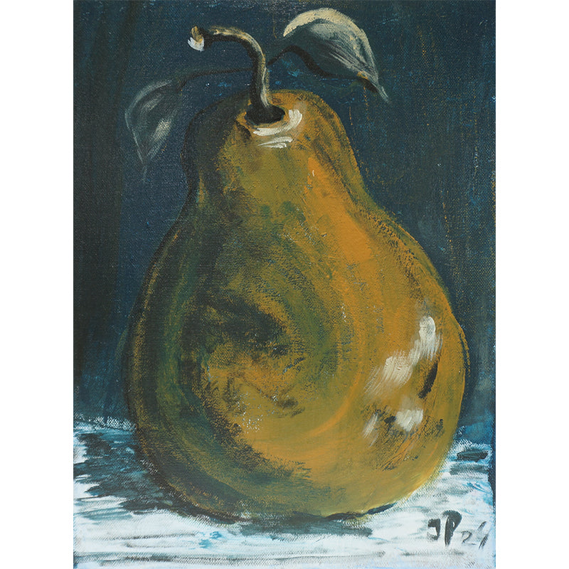 Pear 3 – Abstract stilleven schilderij
