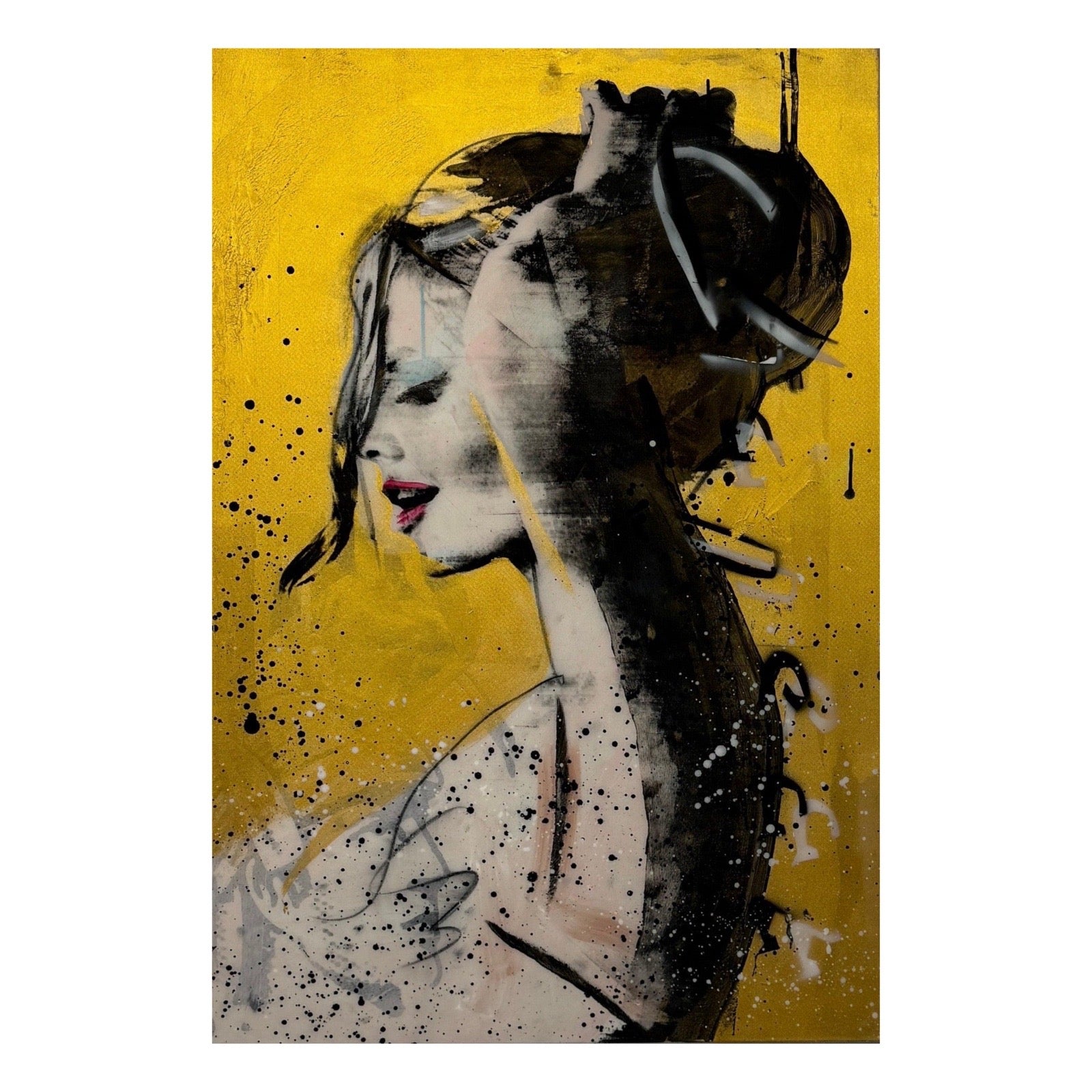 Femme Plus Gold Epoxy moderne kunst