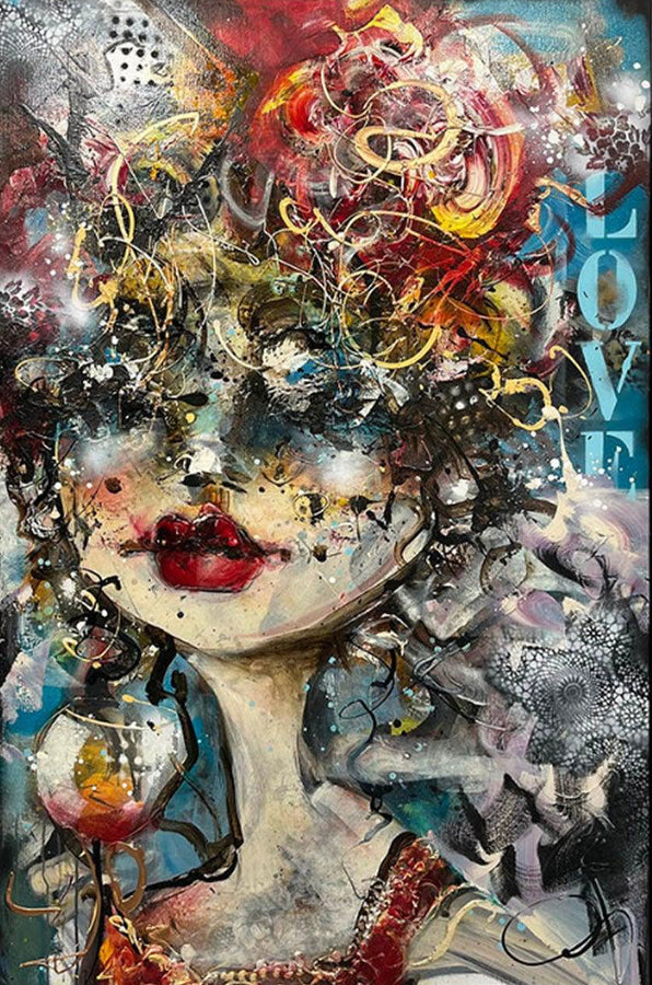 Love Love - Moderne Kunst