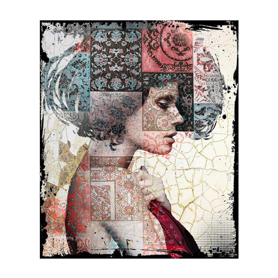 Modern Portret schilderij van Hans Jochem Bakker 'Live and Love'