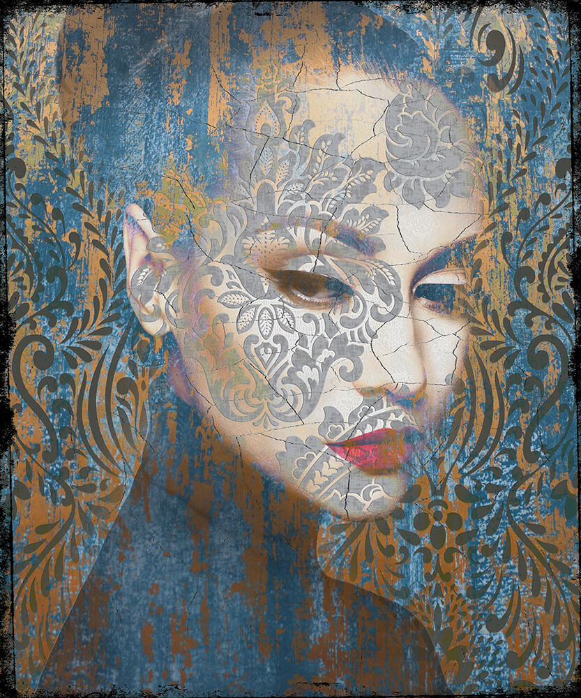 Avec Amour Hans Jochem Bakker leather dibond