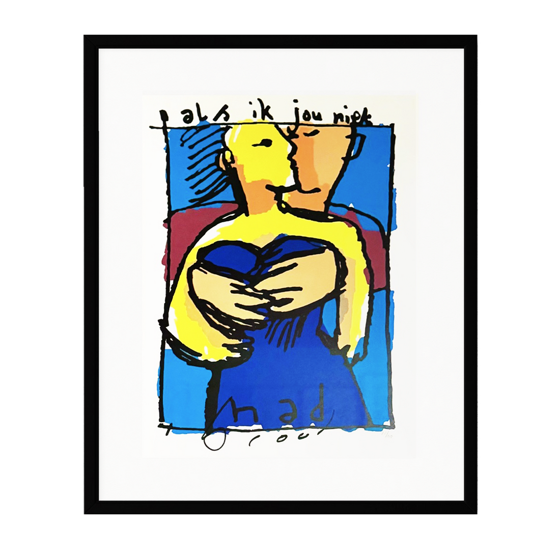 Herman Brood Als ik jou niet had zeefdruk