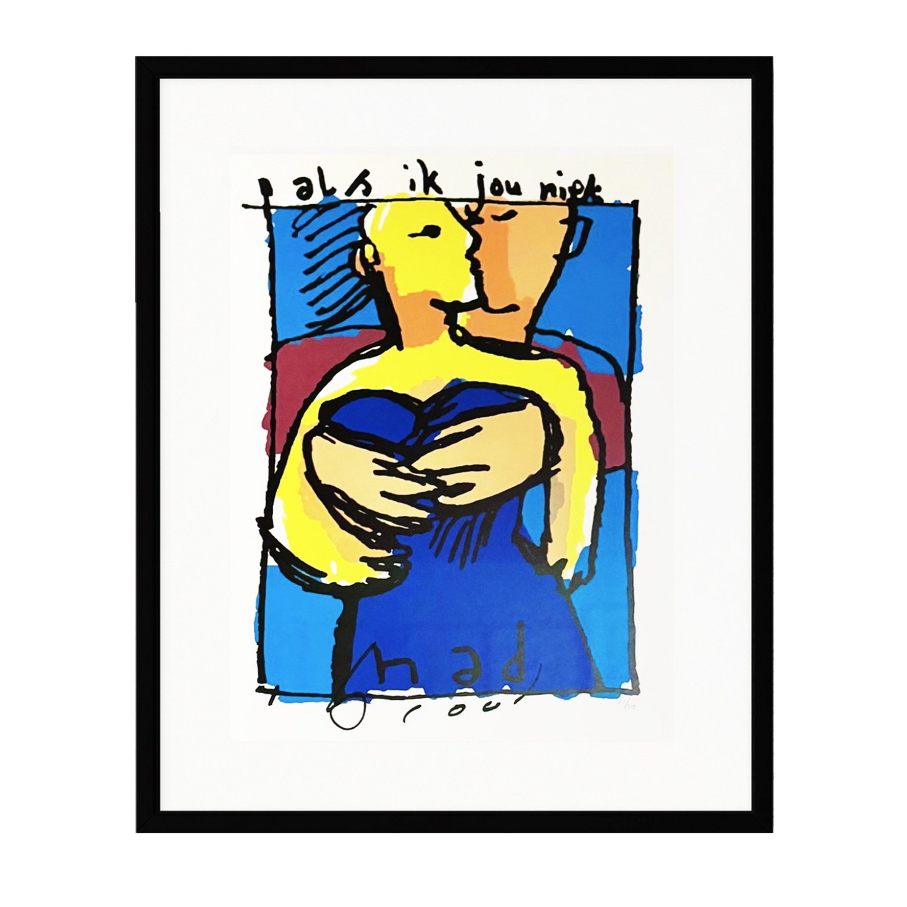 Herman Brood Als ik jou niet had zeefdruk