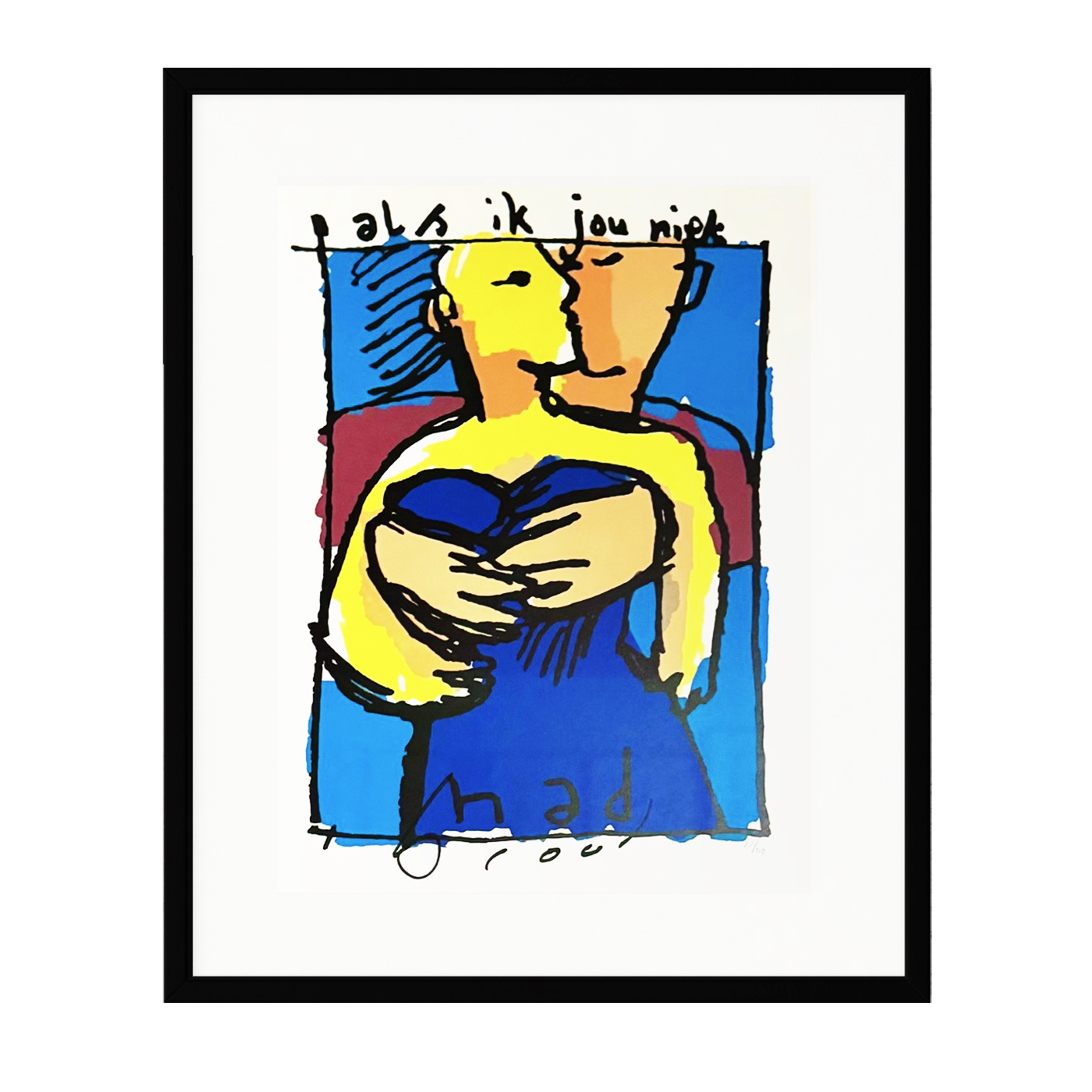 Herman Brood Als ik jou niet had zeefdruk