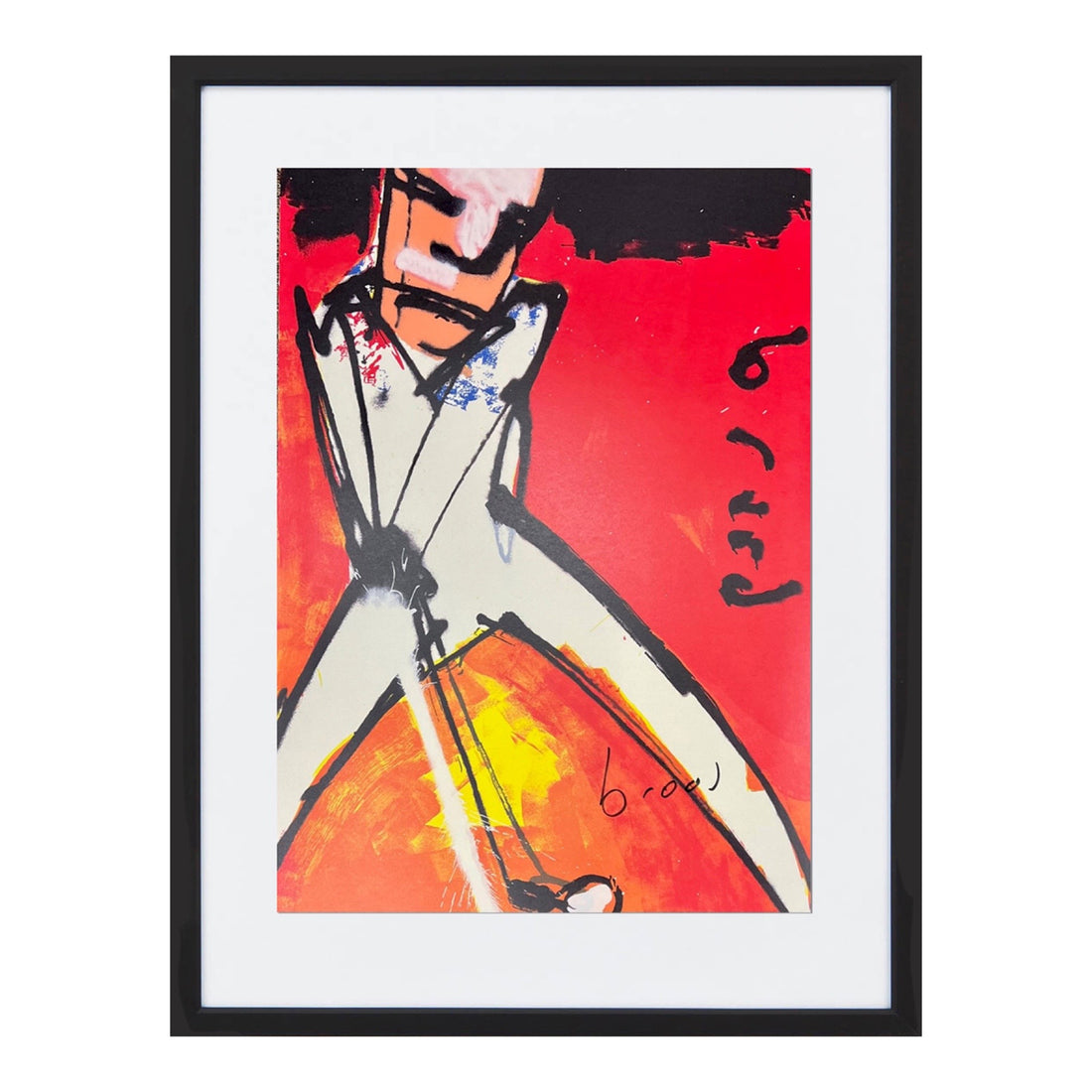 golfer Zeefdruk - Moderne Kunst