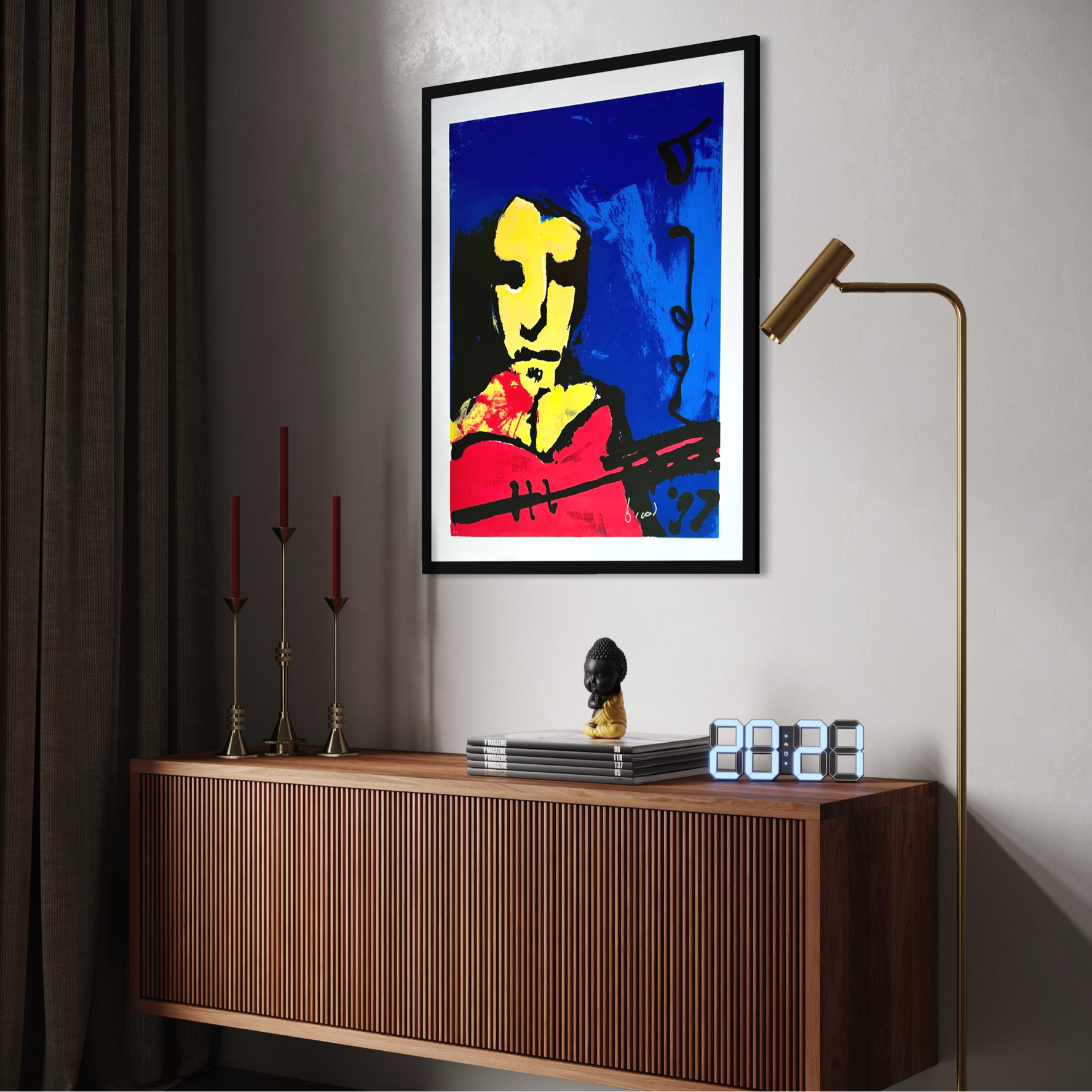 Herman Brood zeefdruk Tokkel