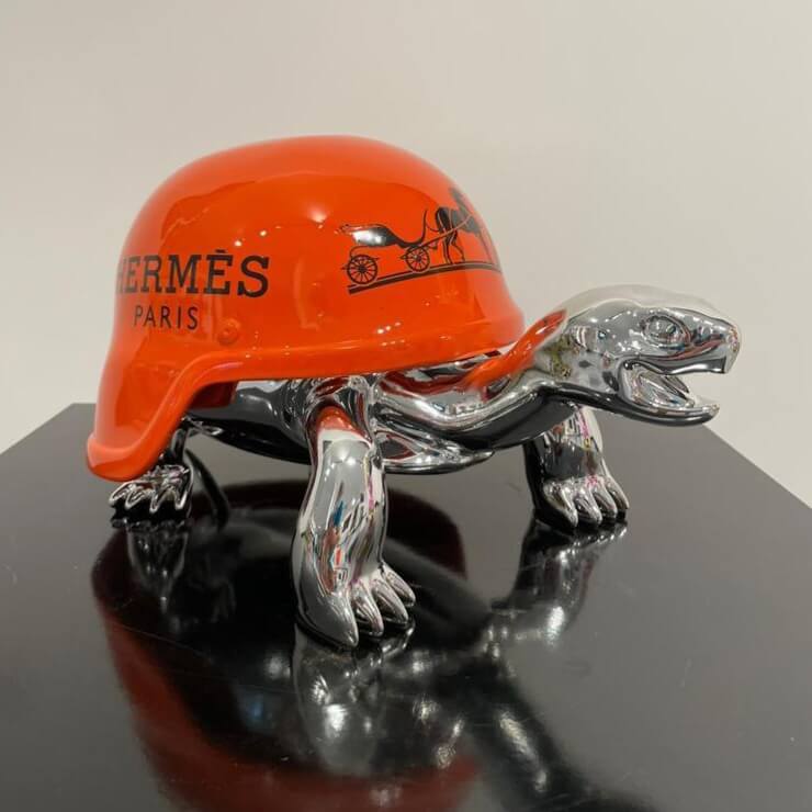 Hermes Schildkröte Silber