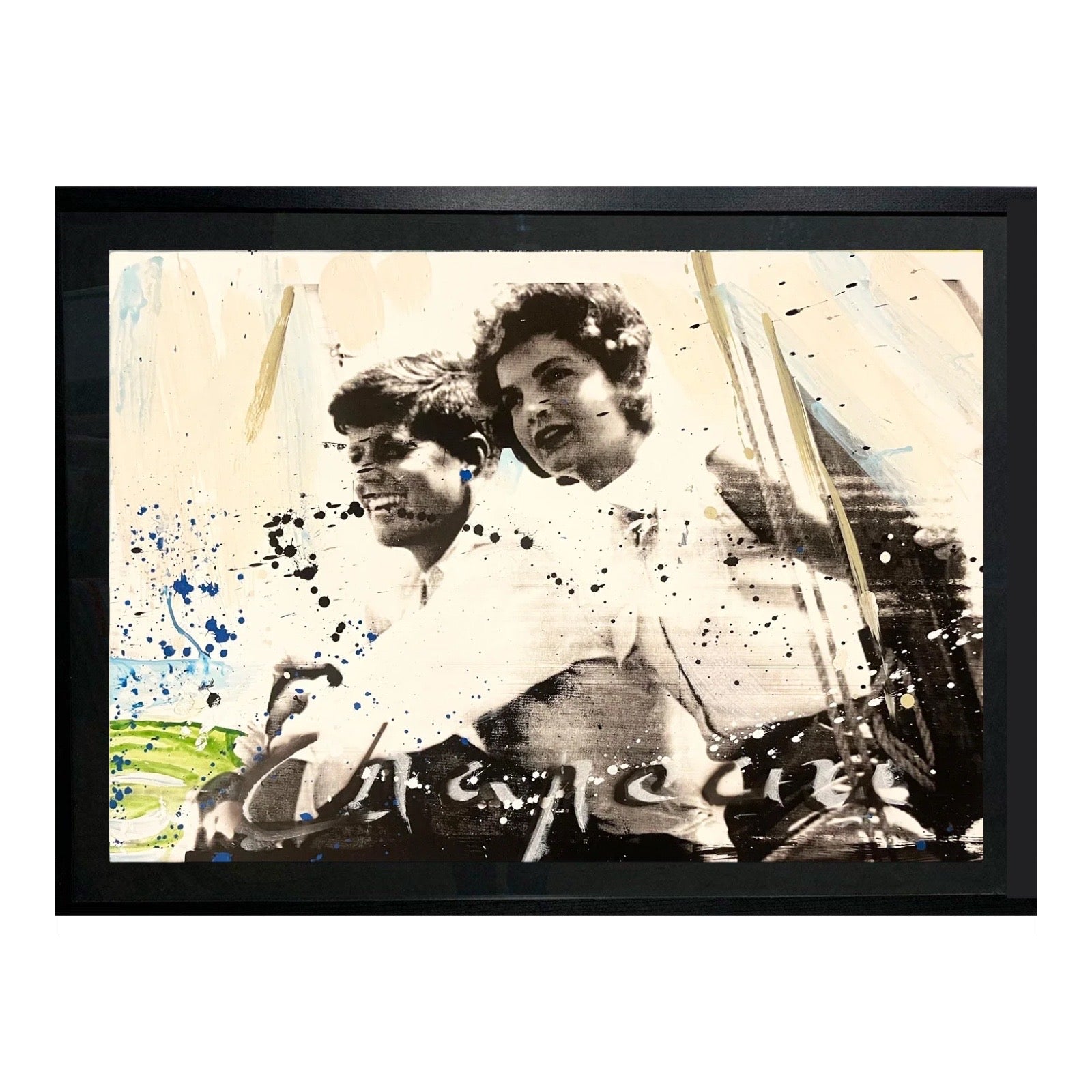 John F Kennedy Jackie Onassis moderne kunst