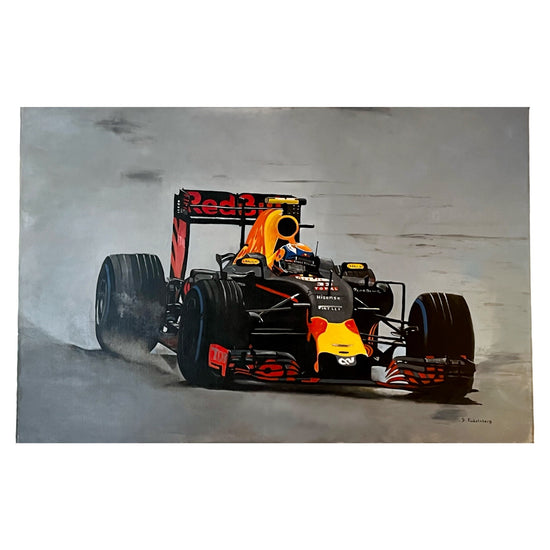 Max Red Bull Racing schilderij van Dick Finkelnberg via moderne kunst