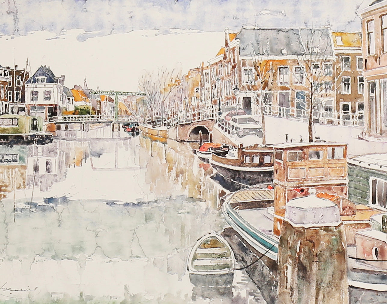 Nr 26 Nieuwe Rijn thv Heregracht Leiden