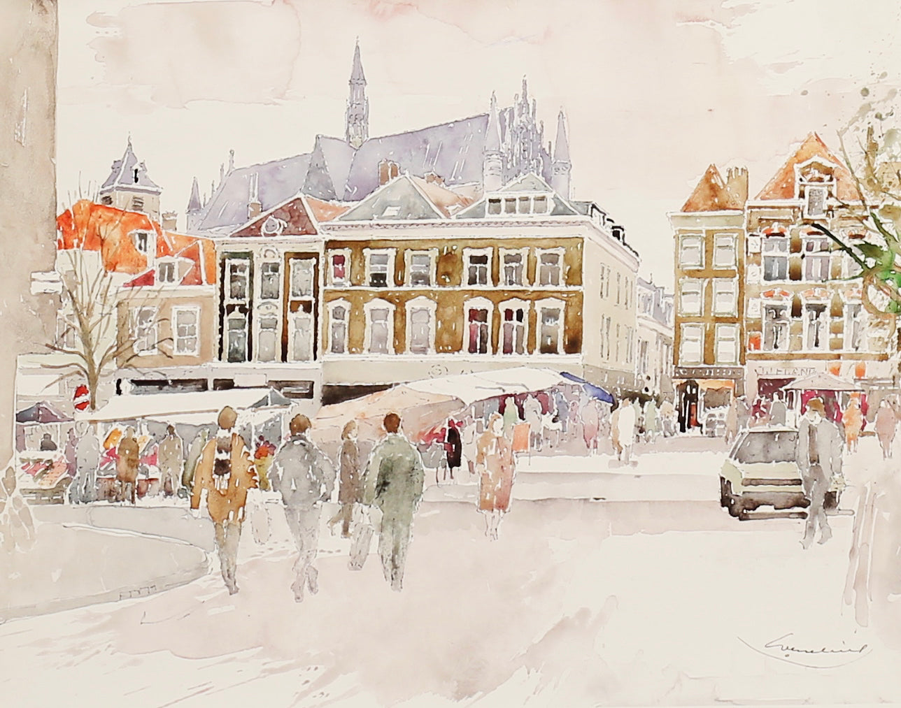 Nr 28 T Gangetje/Nieuwe Rijn in Leiden