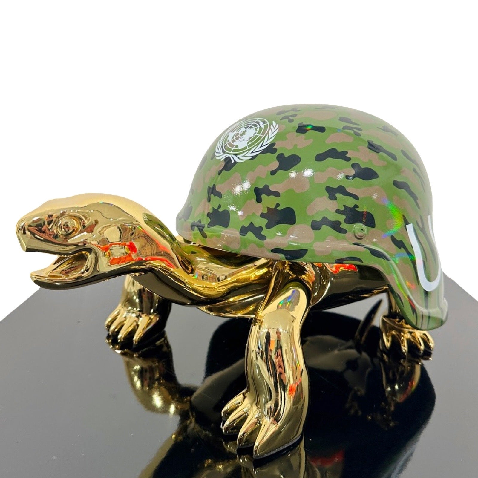 Peace Turtle - UN Army Green/Gold