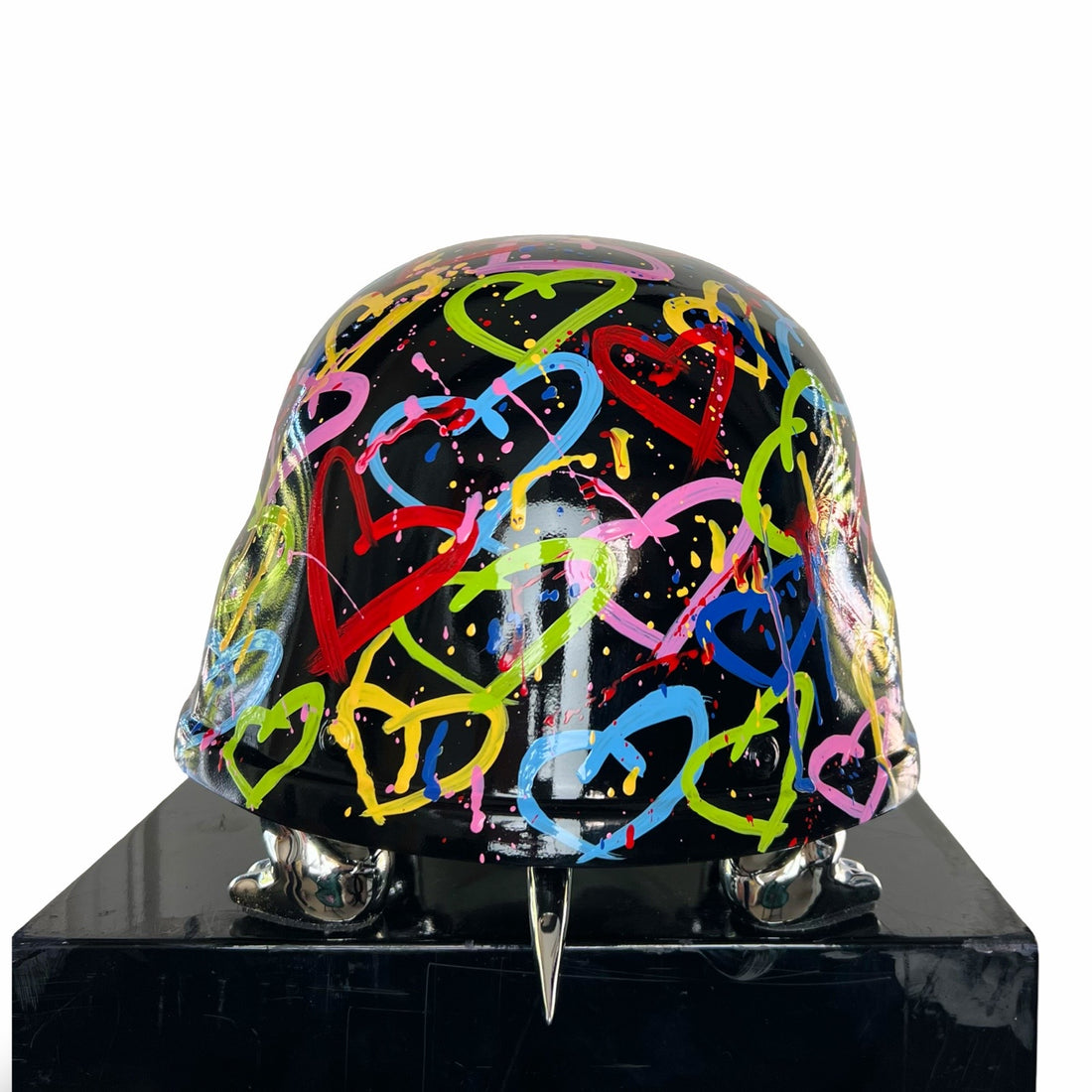 Peace Turtle - World Love Silver/Black