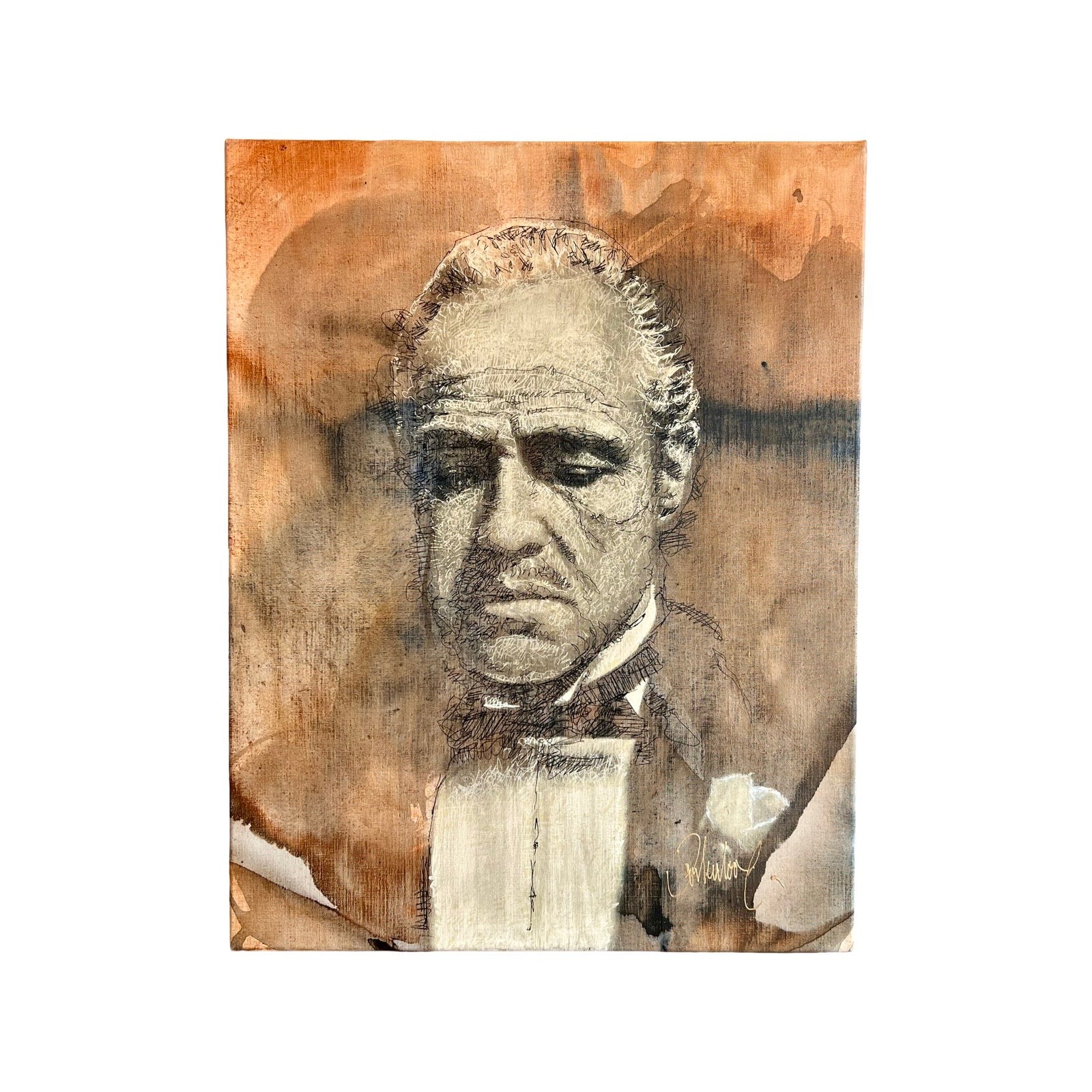 Peter Donkersloot - Origineel The Godfather Schilderij