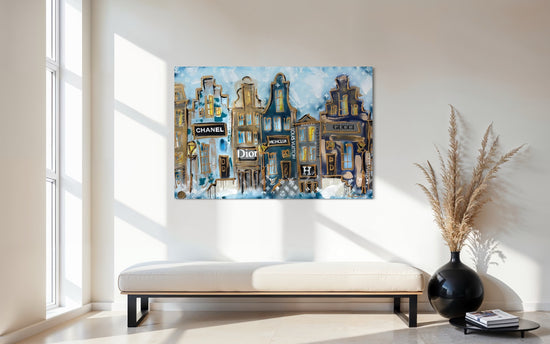 Designerstreet grachtenpandjes Rick Triest. Chanel, Dior, Moncler and Gucci