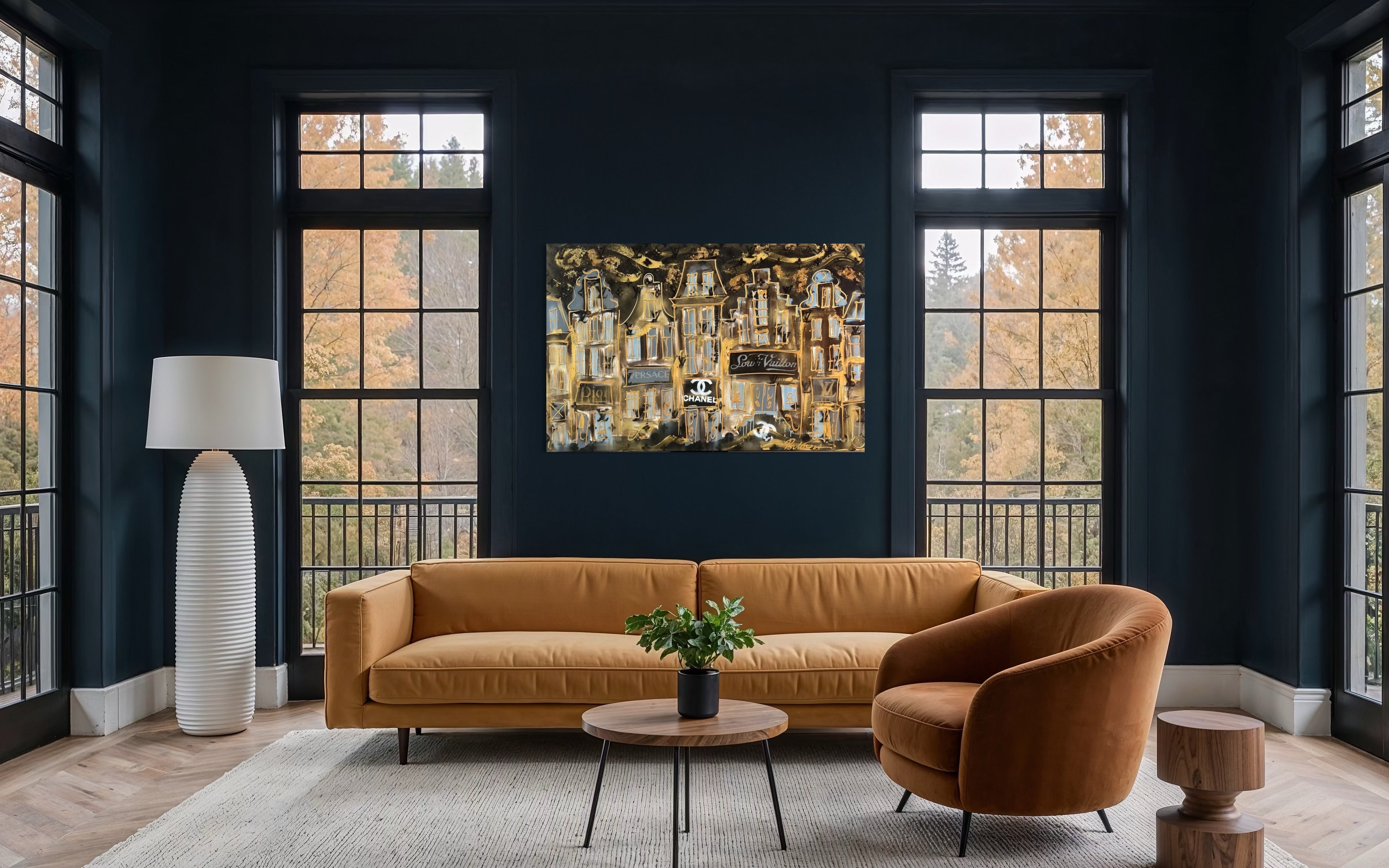 Grachtenpandjes designerstreet Amsterdam Rick Triest. Chanel Store