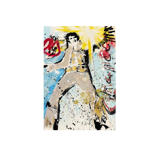Ronald Chapeau Elvis Presley pop art schilderij