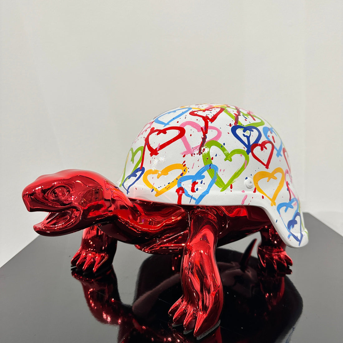 Peace Turtle LOVE - red