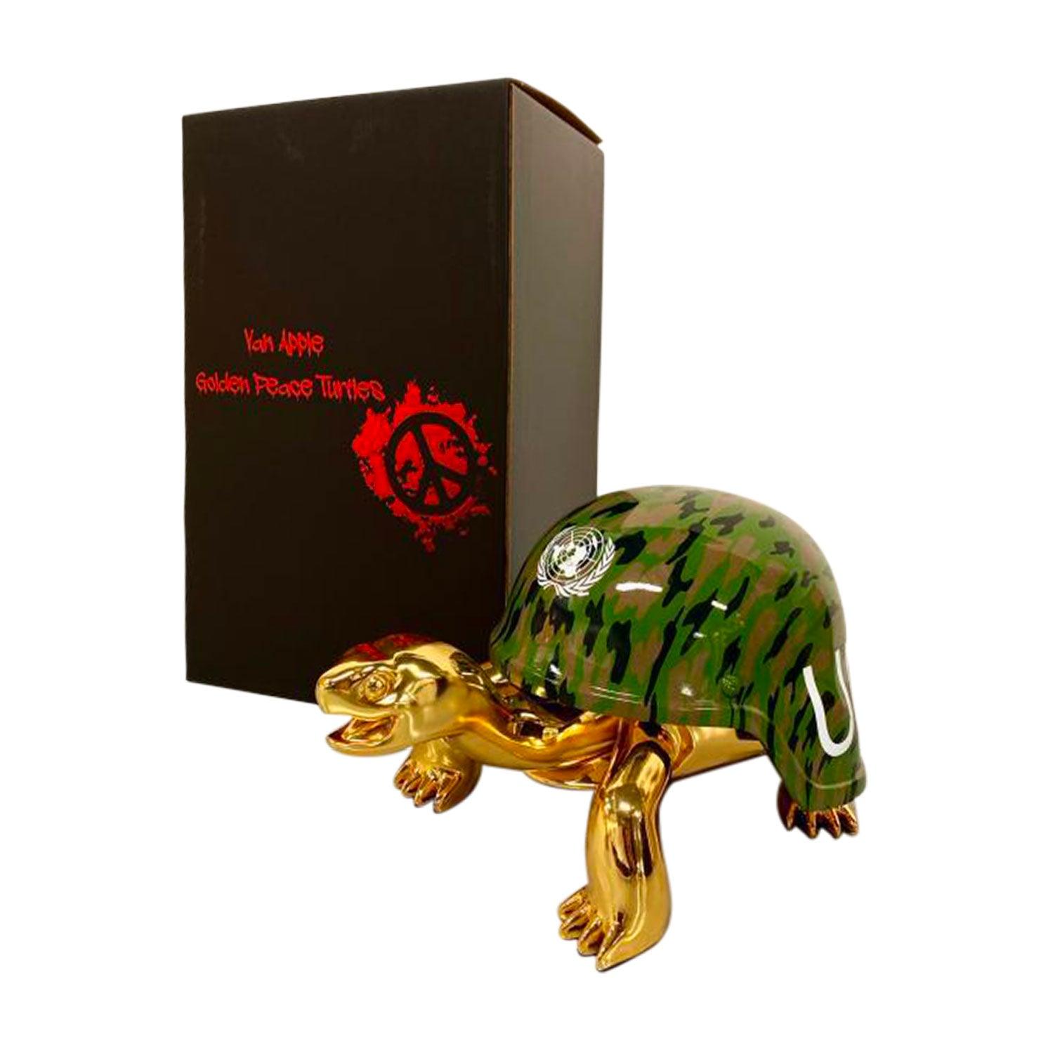 The Golden Peace Turtle Army - Moderne Kunst