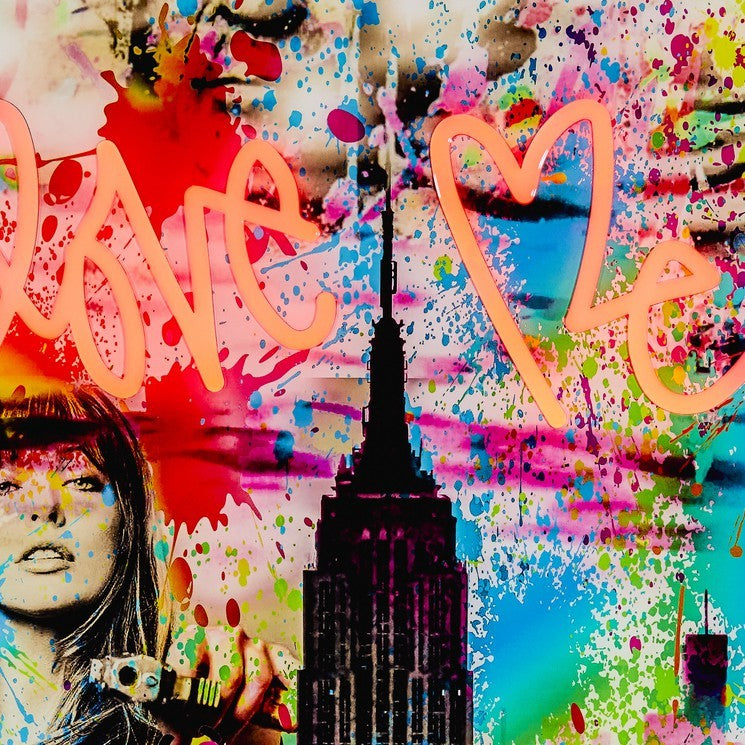 Close up van Van Apple's Love Me schilderij