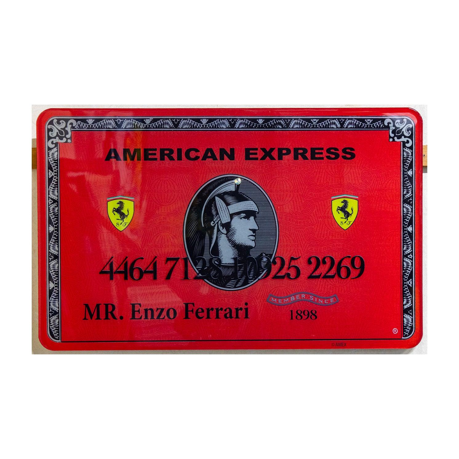 Amex Enzo Ferrari - Moderne Kunst