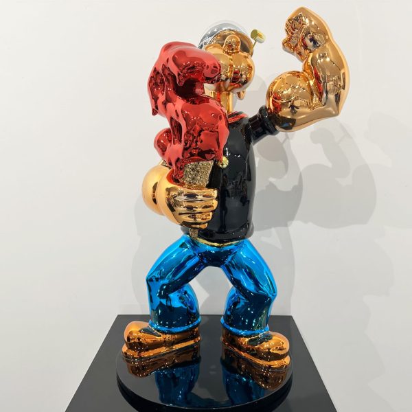 Van Apple Art Popeye Ice Cream XL beeld pop art sculpture