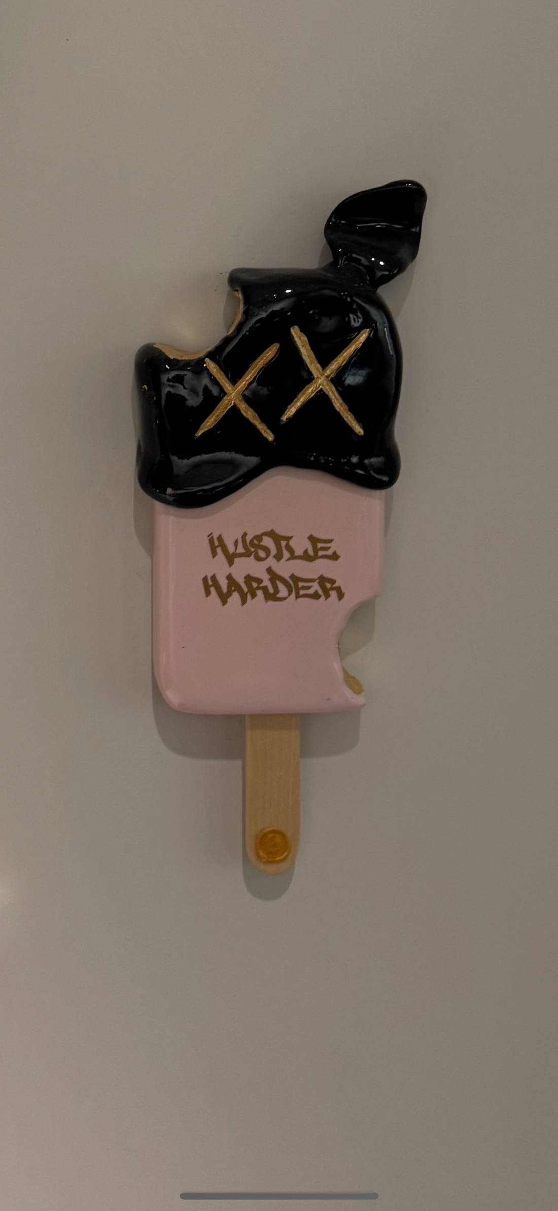 XX Hustle Harder Snek Popsicle art