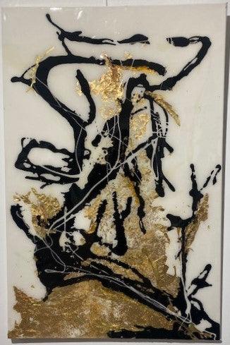 Black & Gold - Moderne Kunst